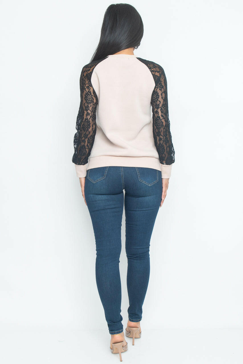 Sitting on my Throne Sweatshirt "Queen" Black and Taupe..