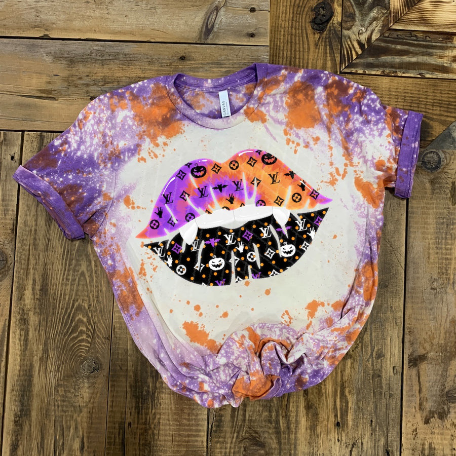 Halloween Lipstick Tee Haute Chocolate Boutique
