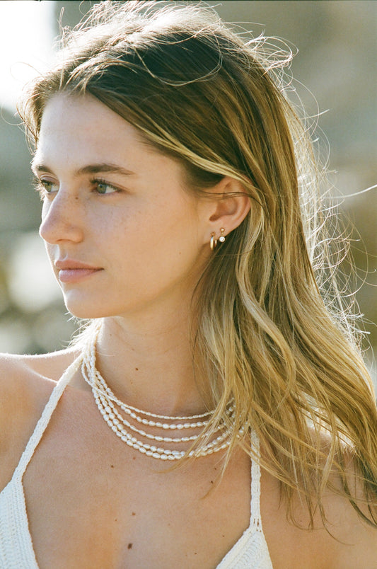 Sea Crystal Drop Earrings Urth and Sea