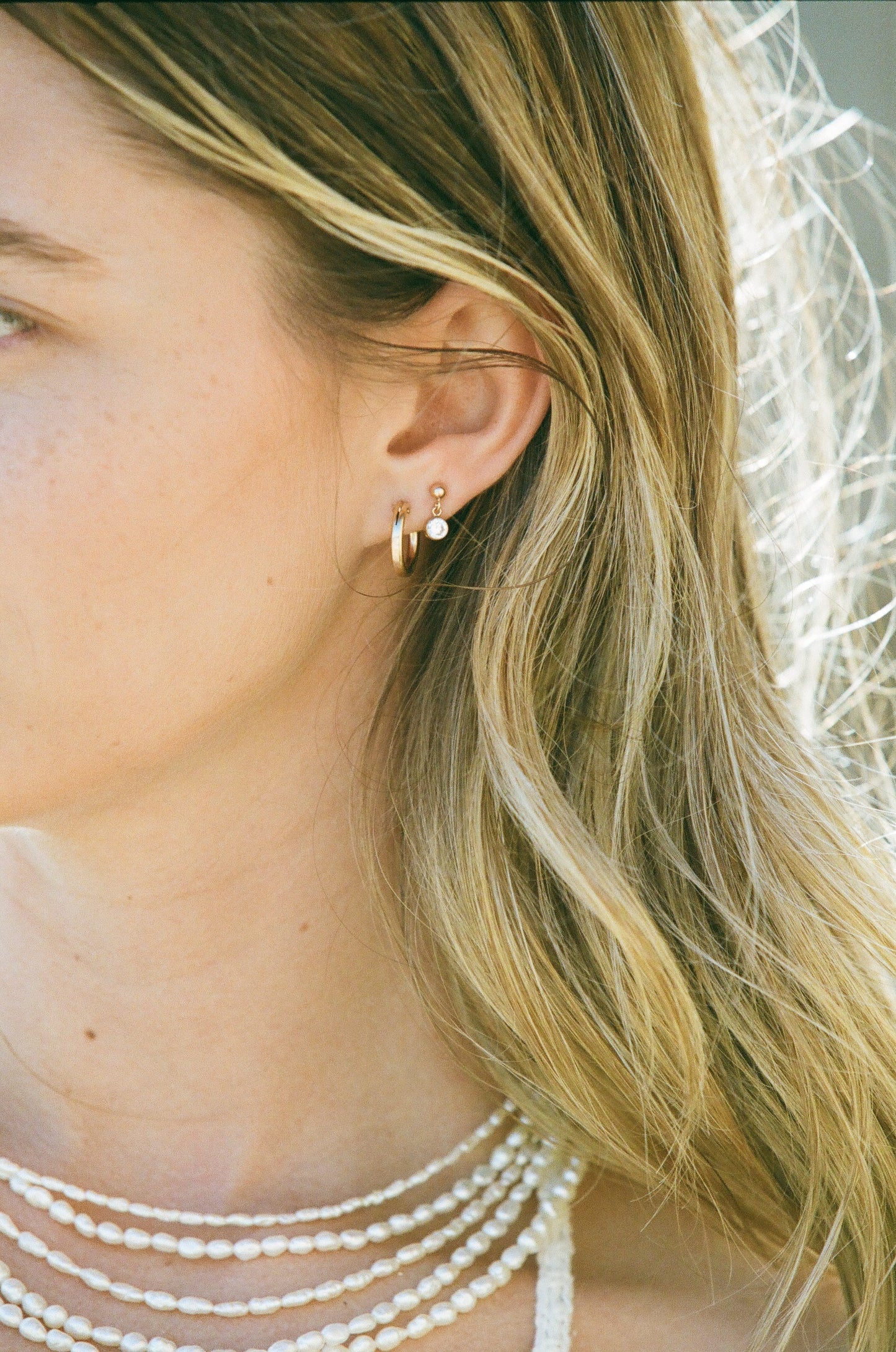 Sea Crystal Drop Earrings Urth and Sea