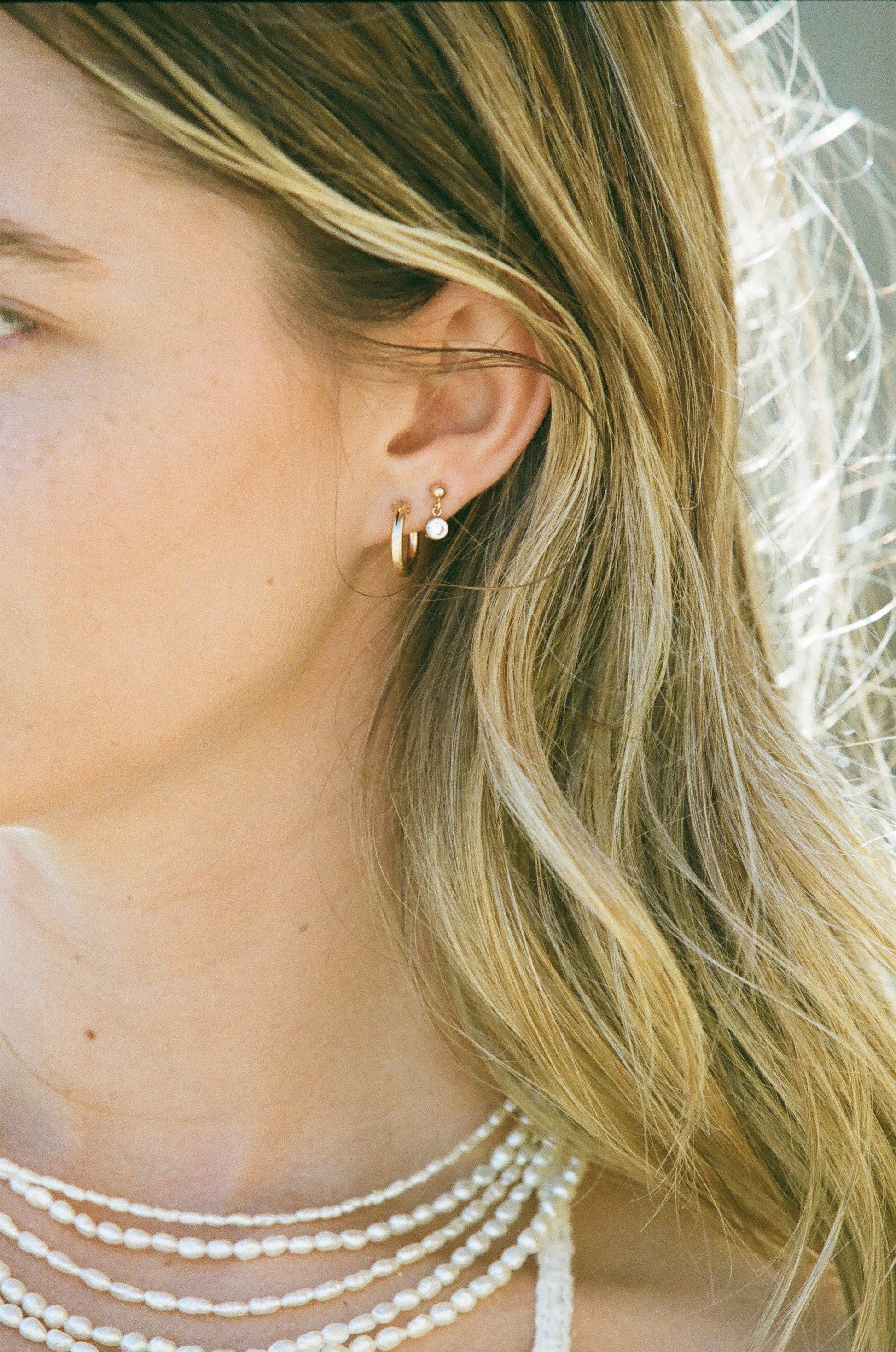 Sea Crystal Drop Earrings Urth and Sea