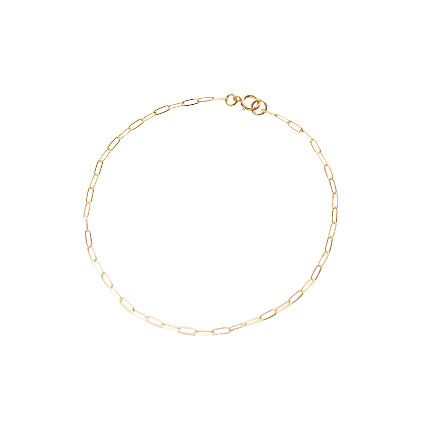 Dainty Paperclip Chain Bracelet Urth and Sea
