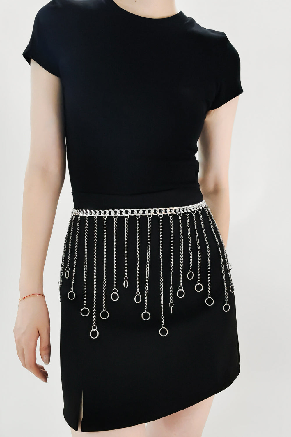 Fringe Chain Alloy Belt Trendsi