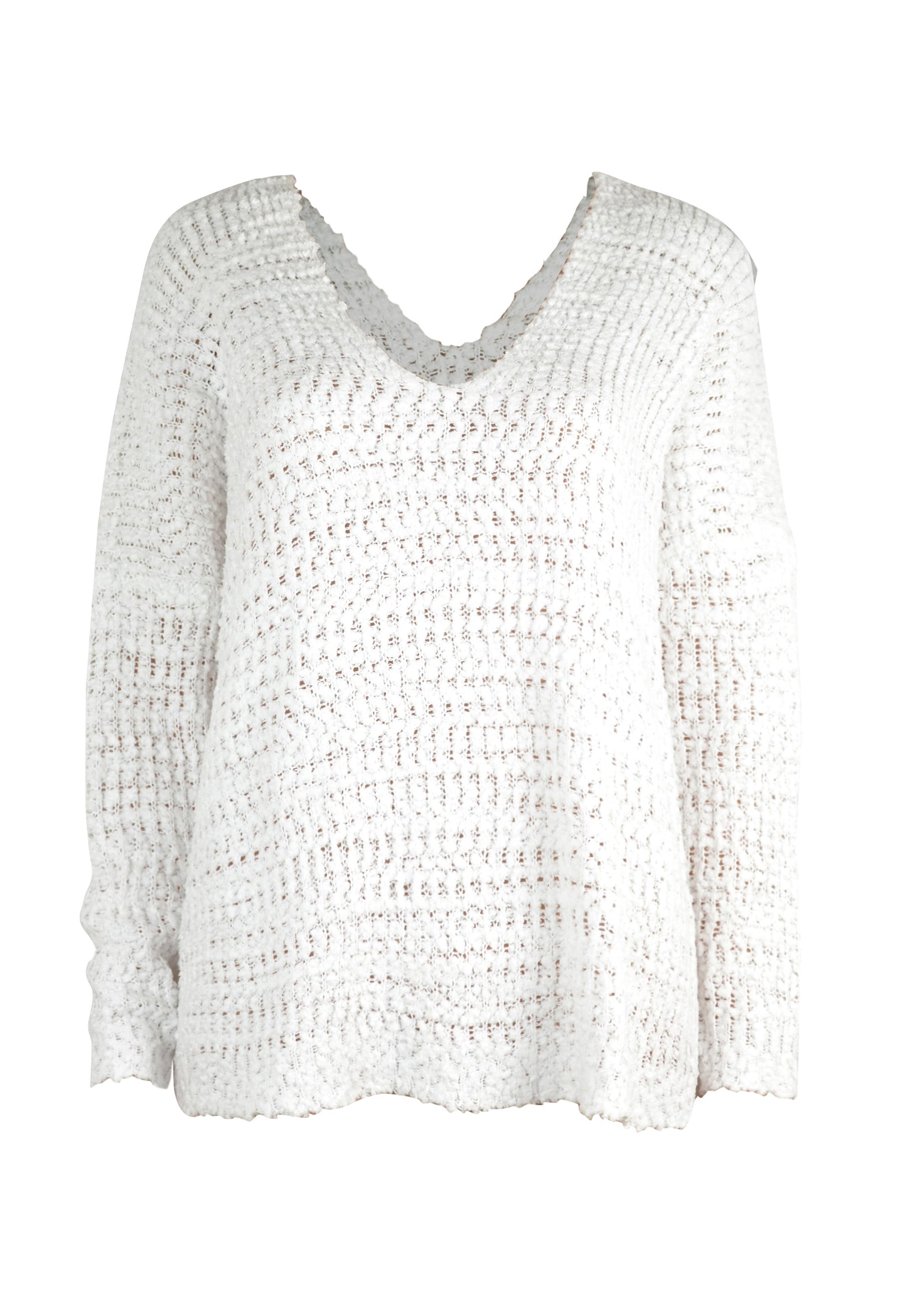 Angel Wings Single Shoulder Long Sleeve Sweater Trendsi