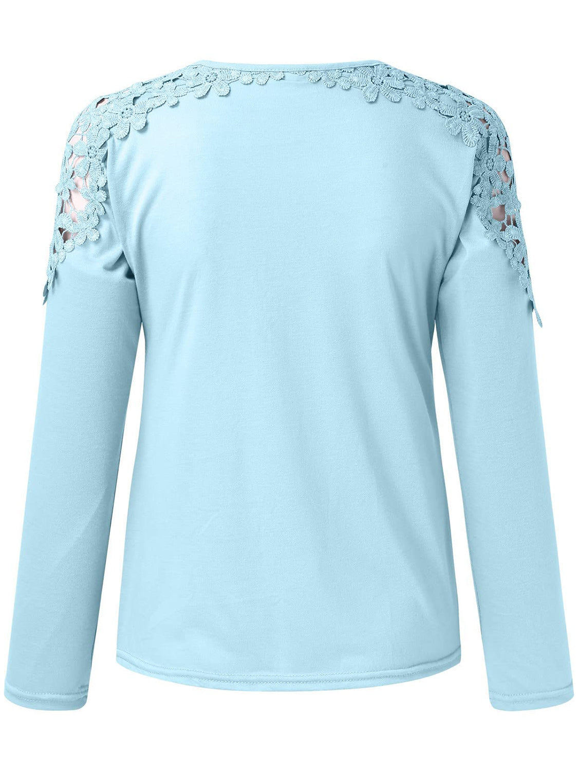 Full Size Cutout Round Neck Long Sleeve T-Shirt Trendsi