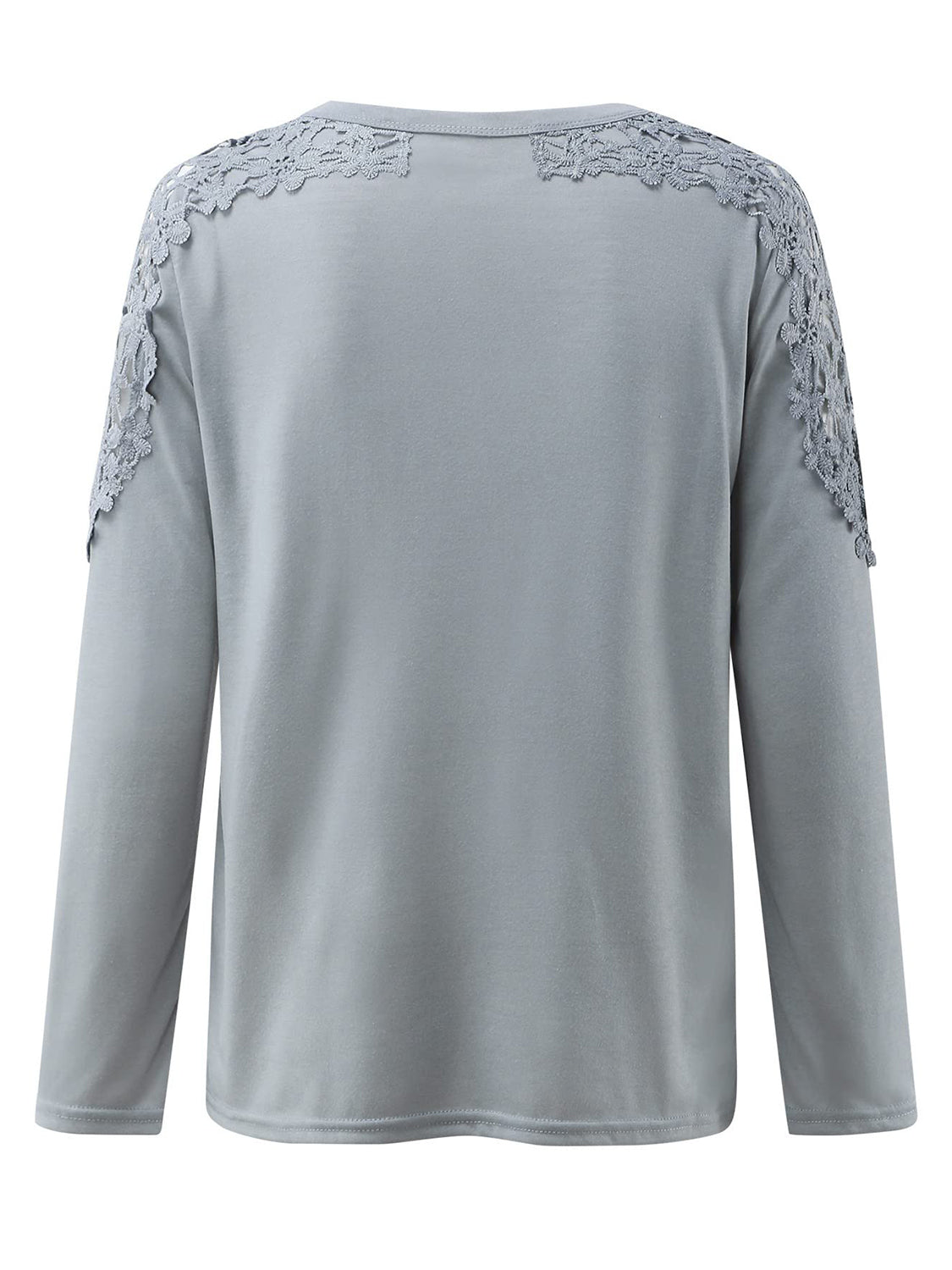 Full Size Cutout Round Neck Long Sleeve T-Shirt Trendsi