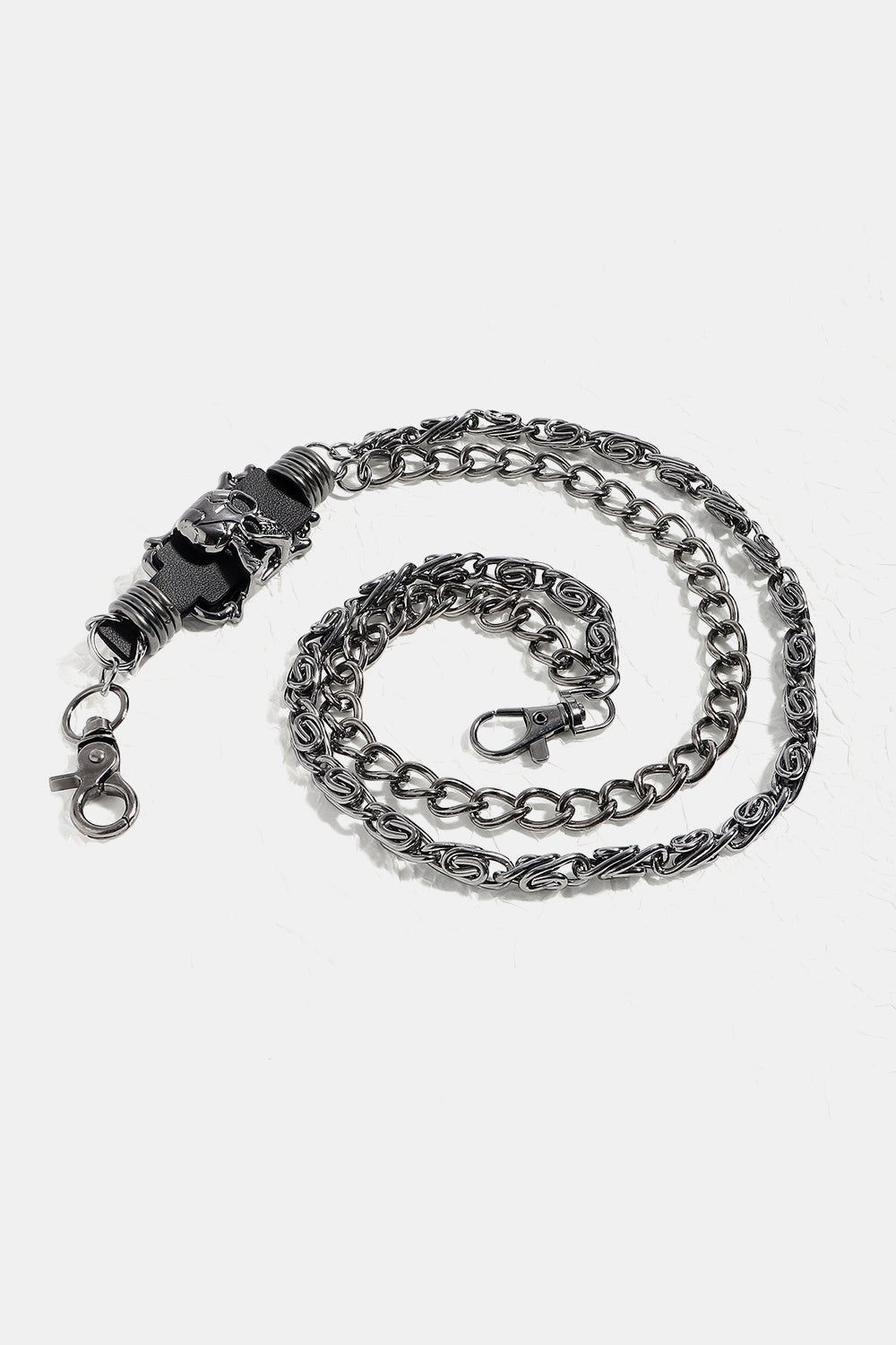 Double Layer Alloy Chain Belt Trendsi