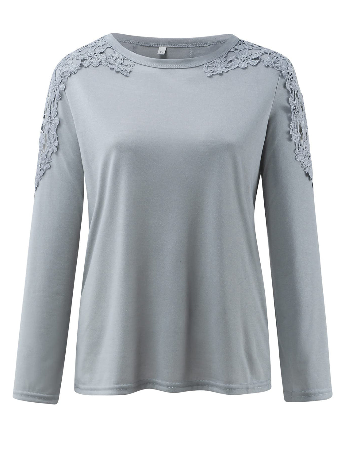 Full Size Cutout Round Neck Long Sleeve T-Shirt Trendsi