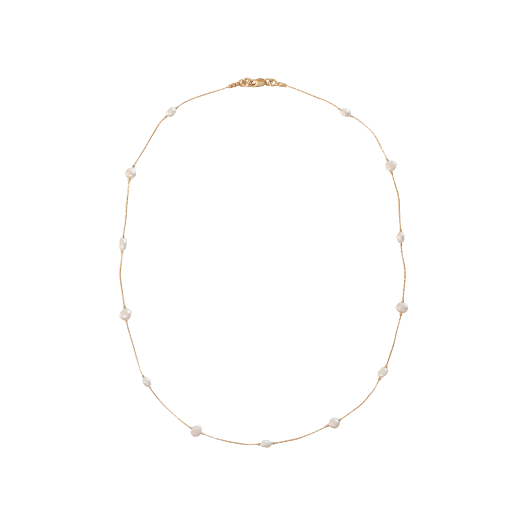 Floating Pearl Necklace