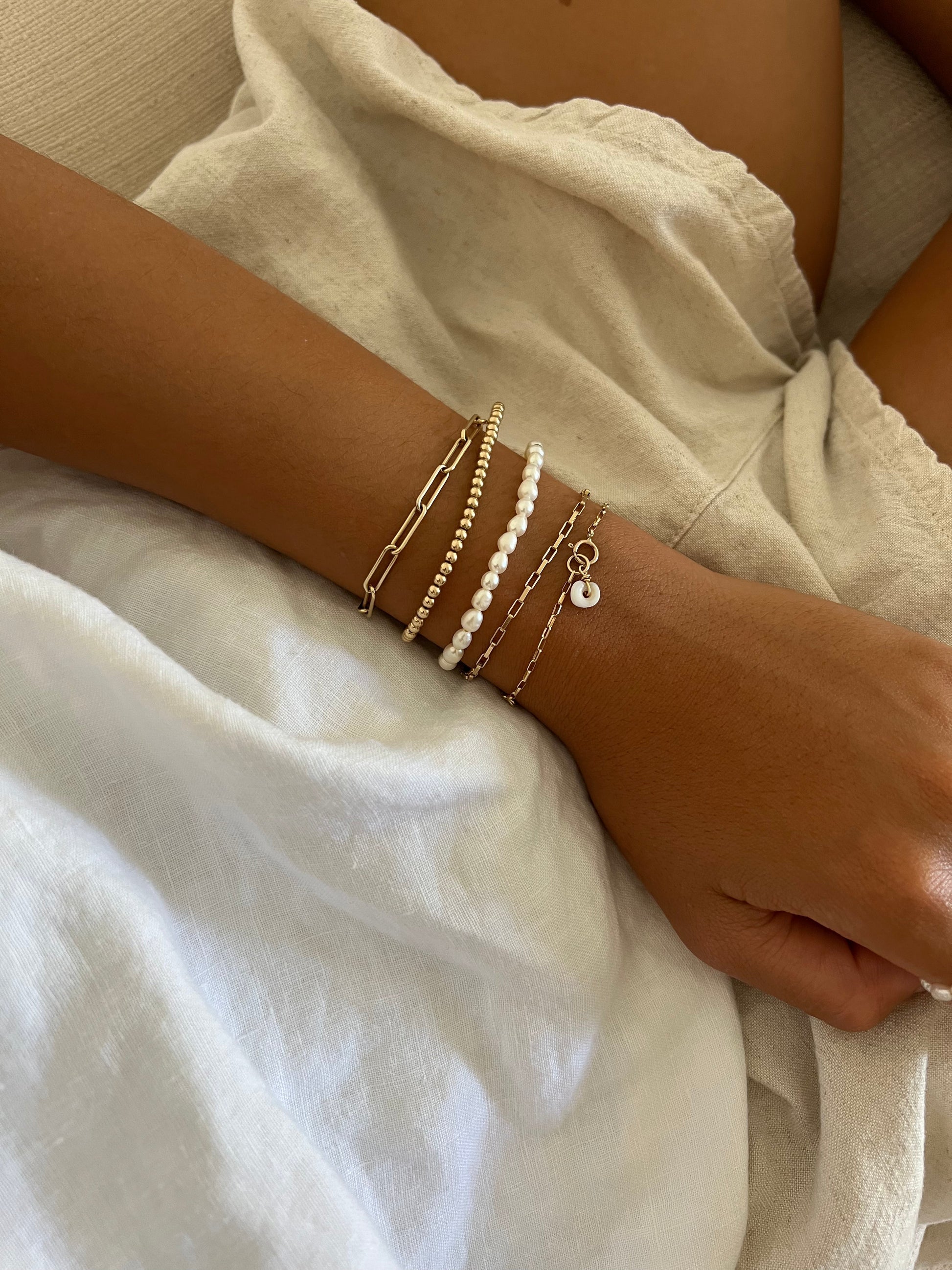 Dainty Paperclip Chain Bracelet Urth and Sea