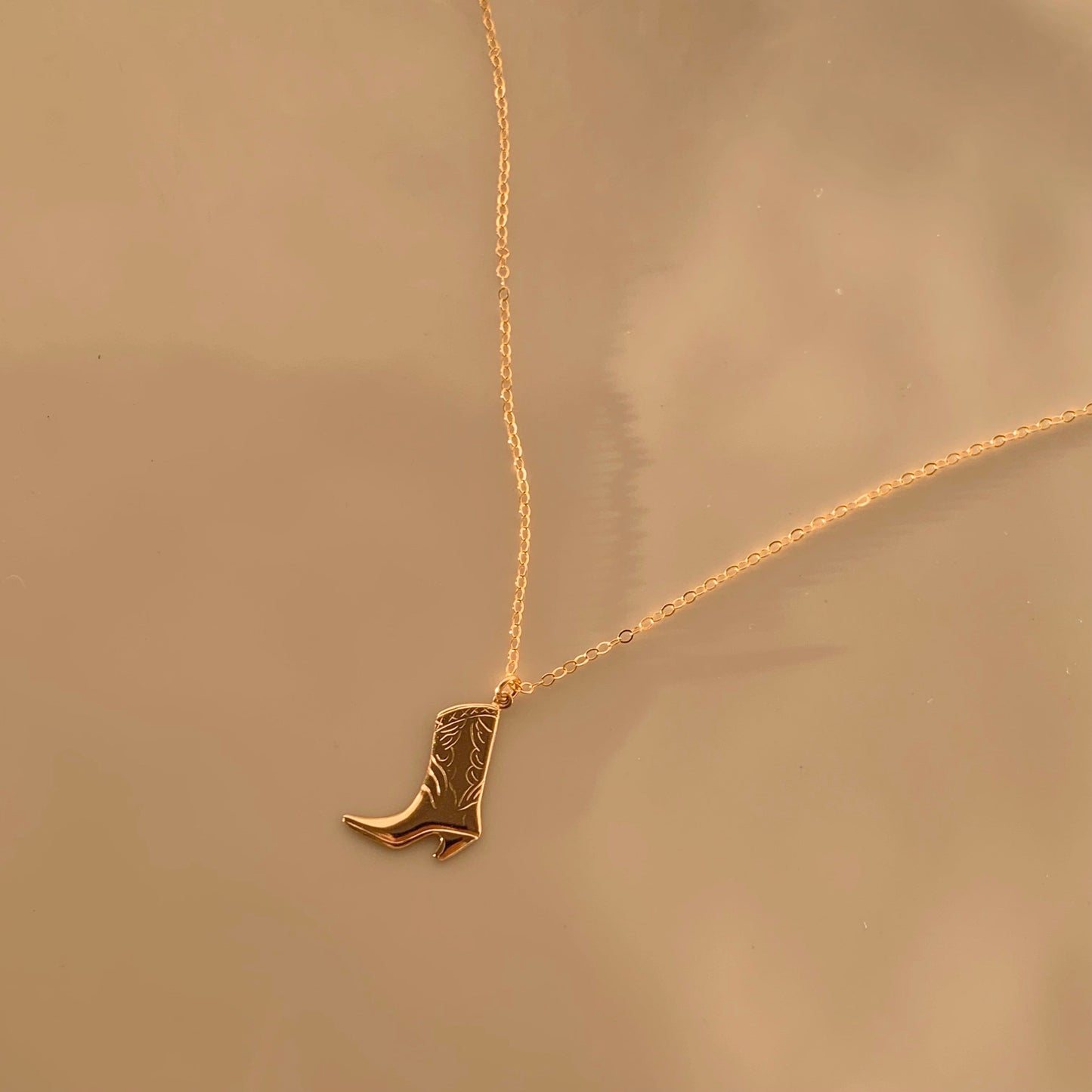 Cowboy Boot Necklace