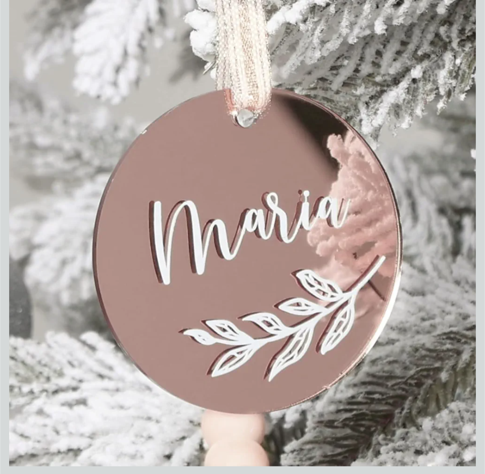 Custom Engraved Christmas Ornaments Creative Chaos Boutique
