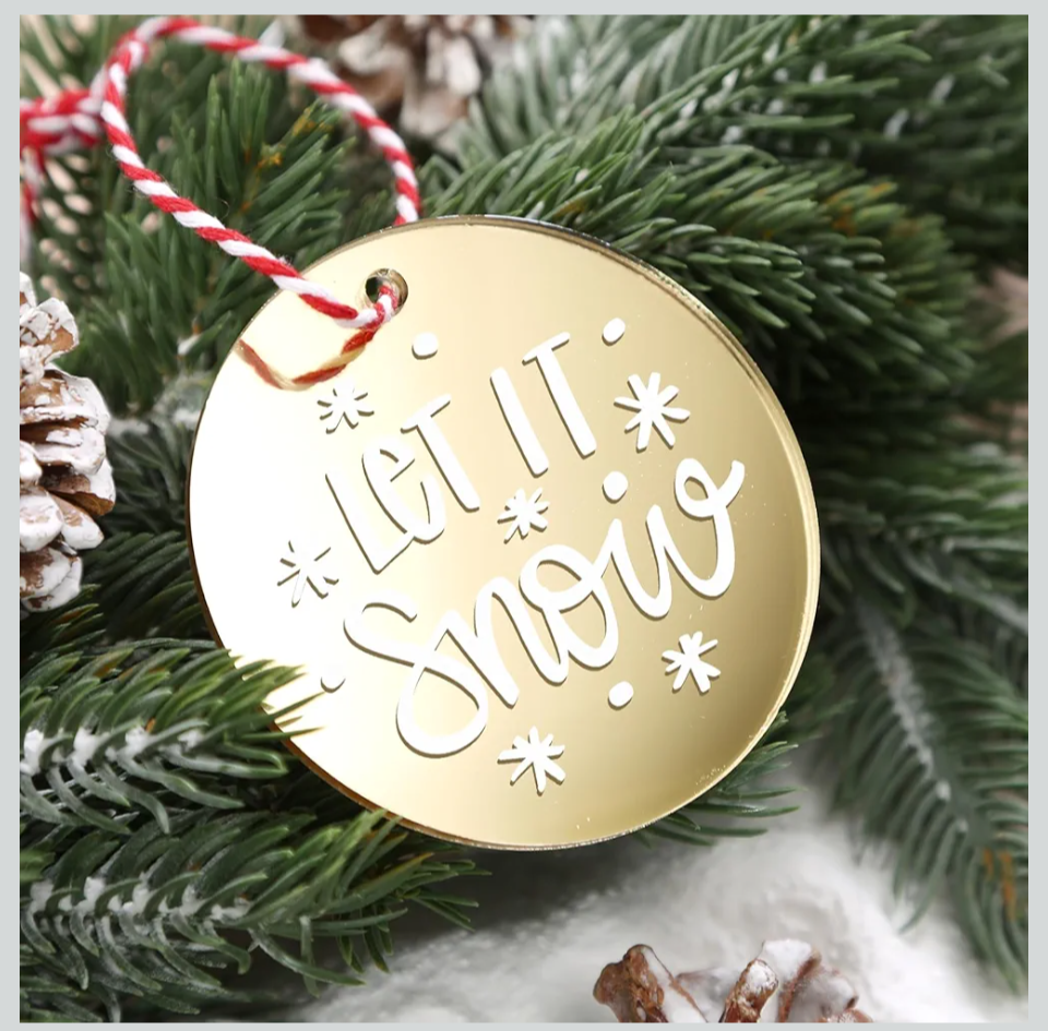 Custom Engraved Christmas Ornaments Creative Chaos Boutique