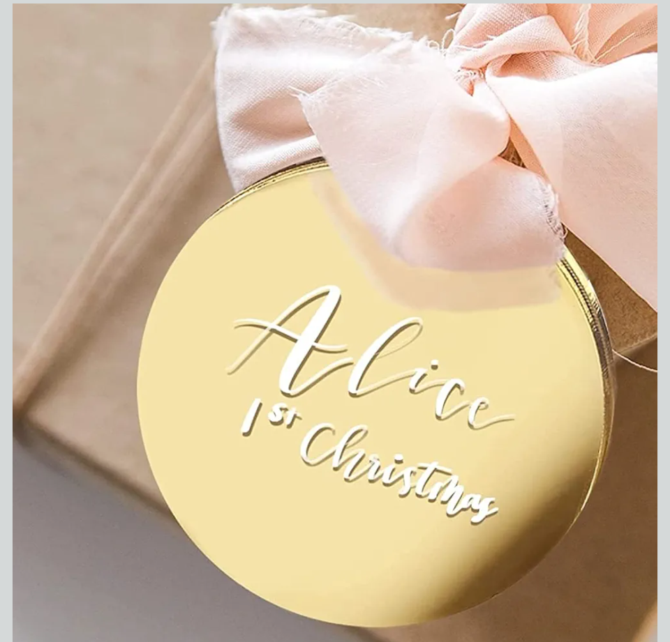 Custom Engraved Christmas Ornaments Creative Chaos Boutique