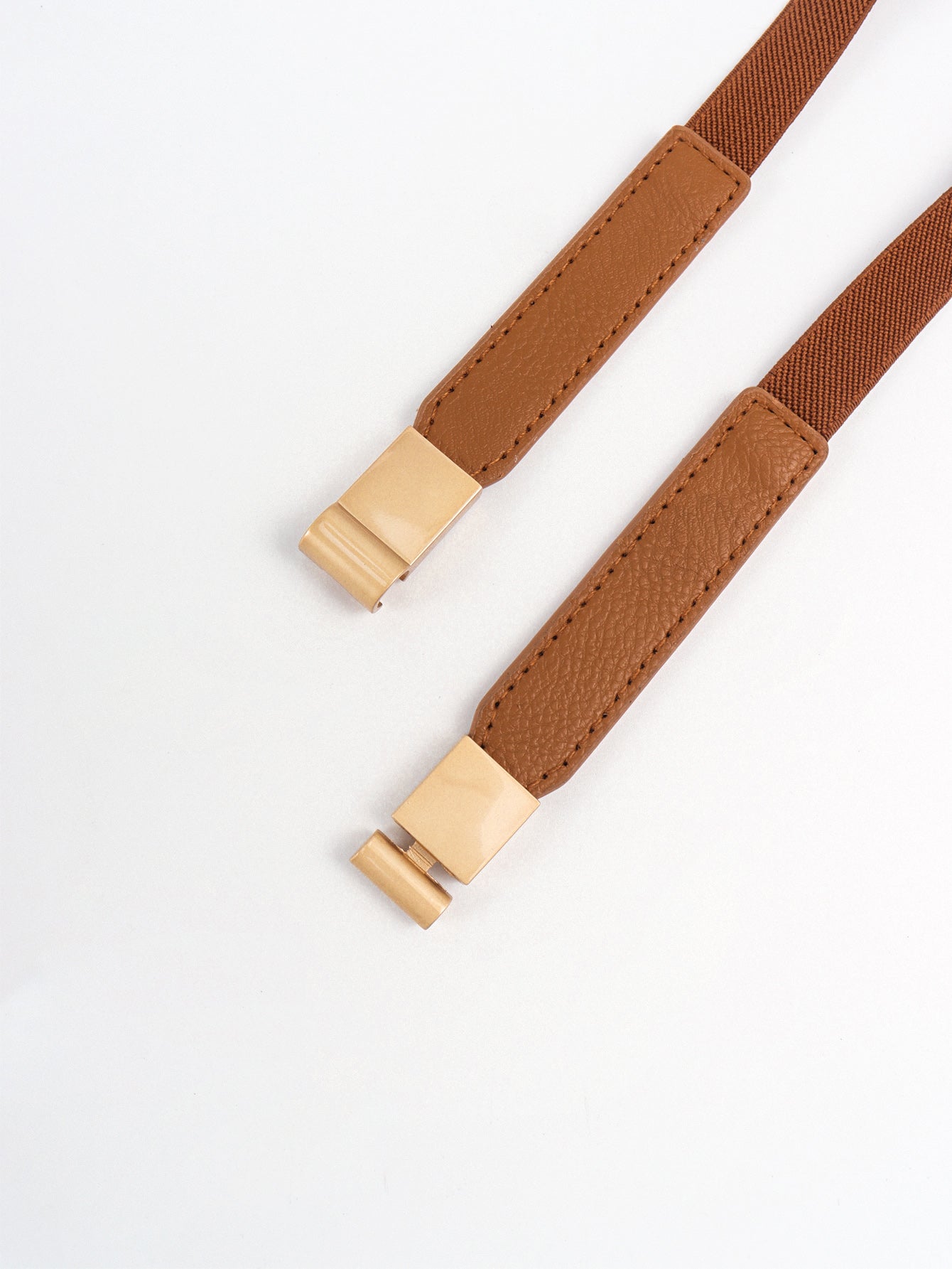 PU Elastic Skinny Belt Trendsi