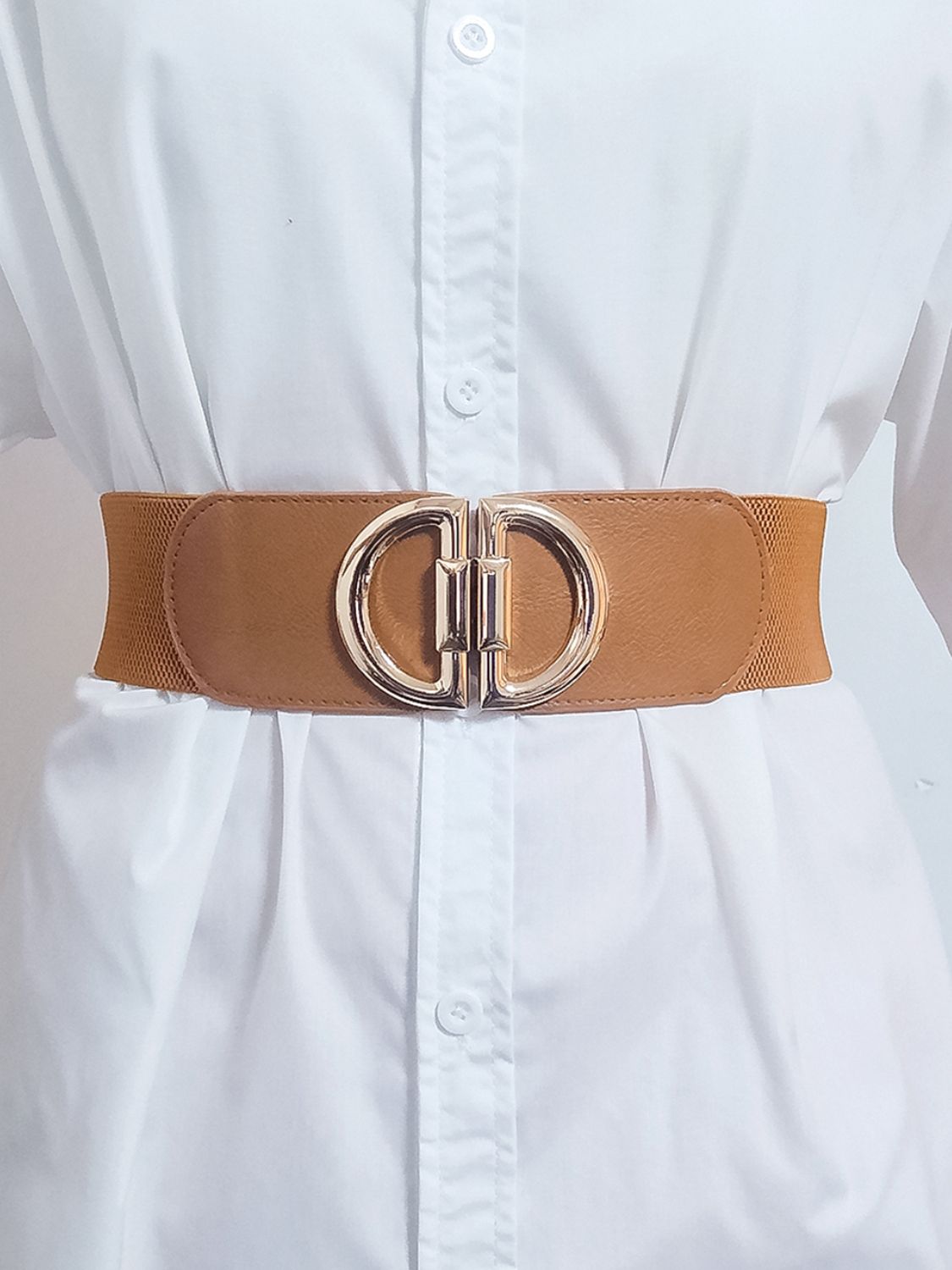 D Buckle Elastic Belt Trendsi