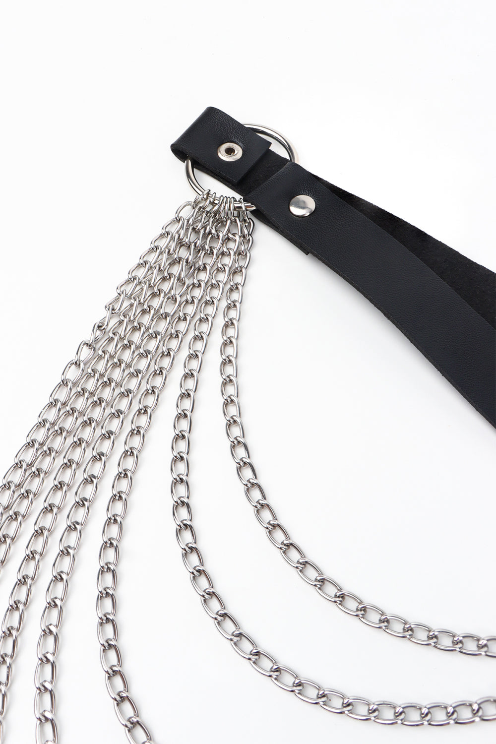 PU Belt with Chain Trendsi