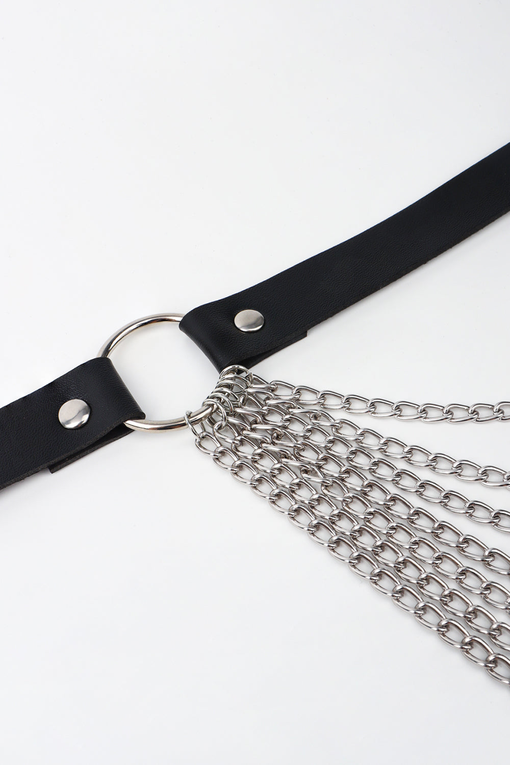 PU Belt with Chain Trendsi