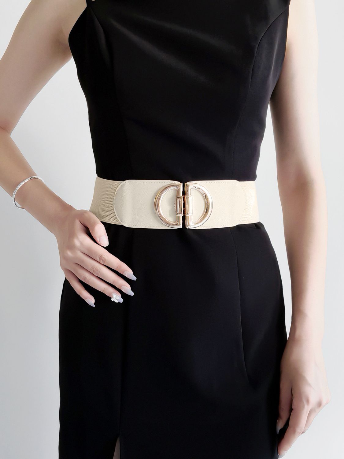 D Buckle Elastic Belt Trendsi