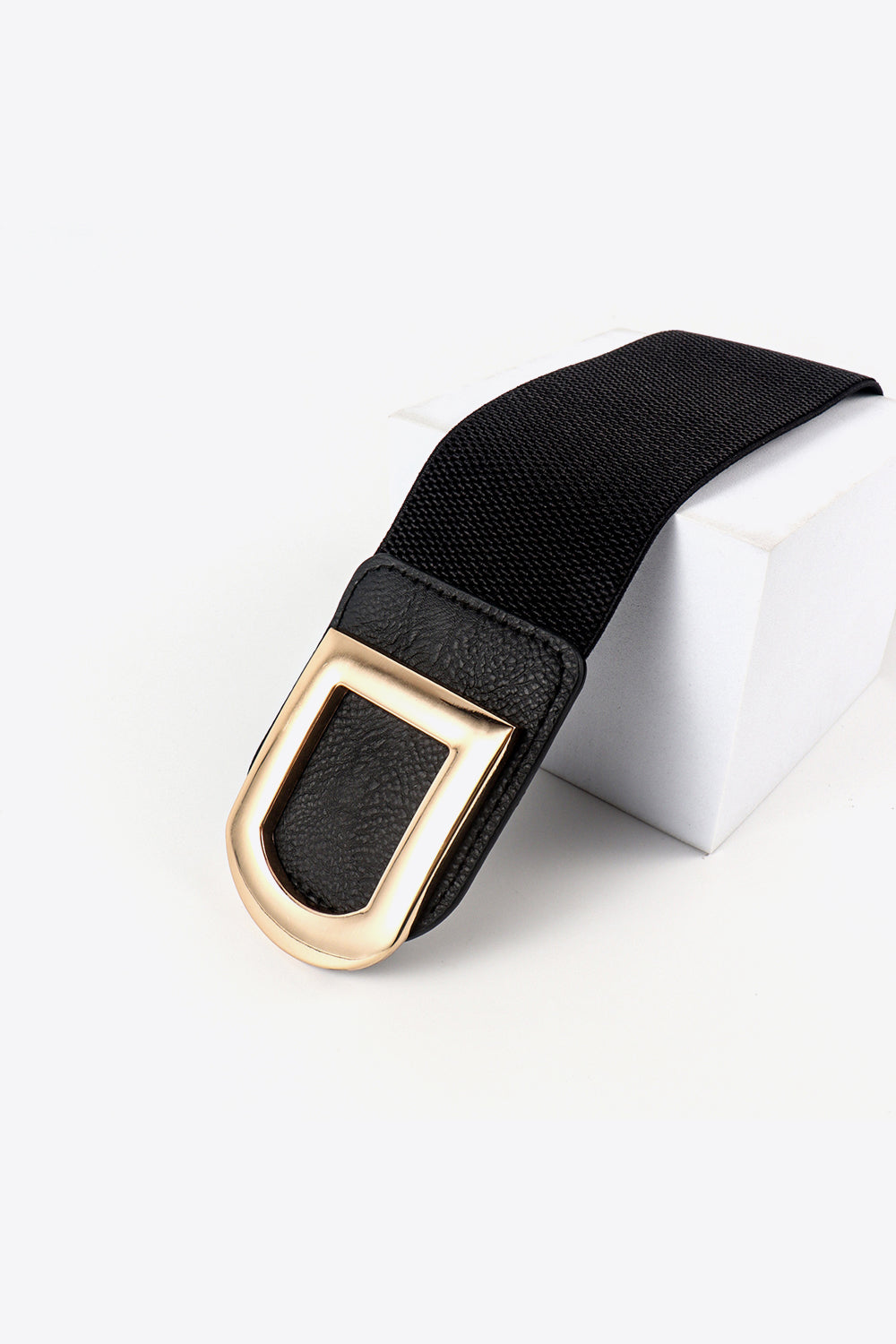 Double D Buckle PU Belt Trendsi