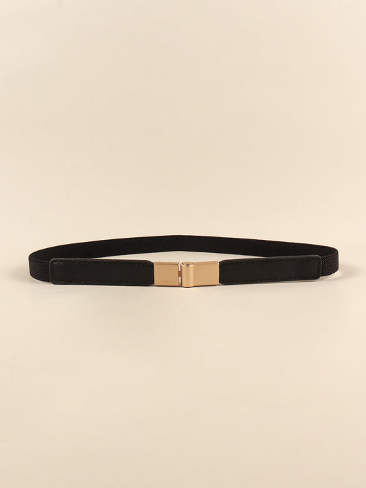 PU Elastic Skinny Belt Trendsi