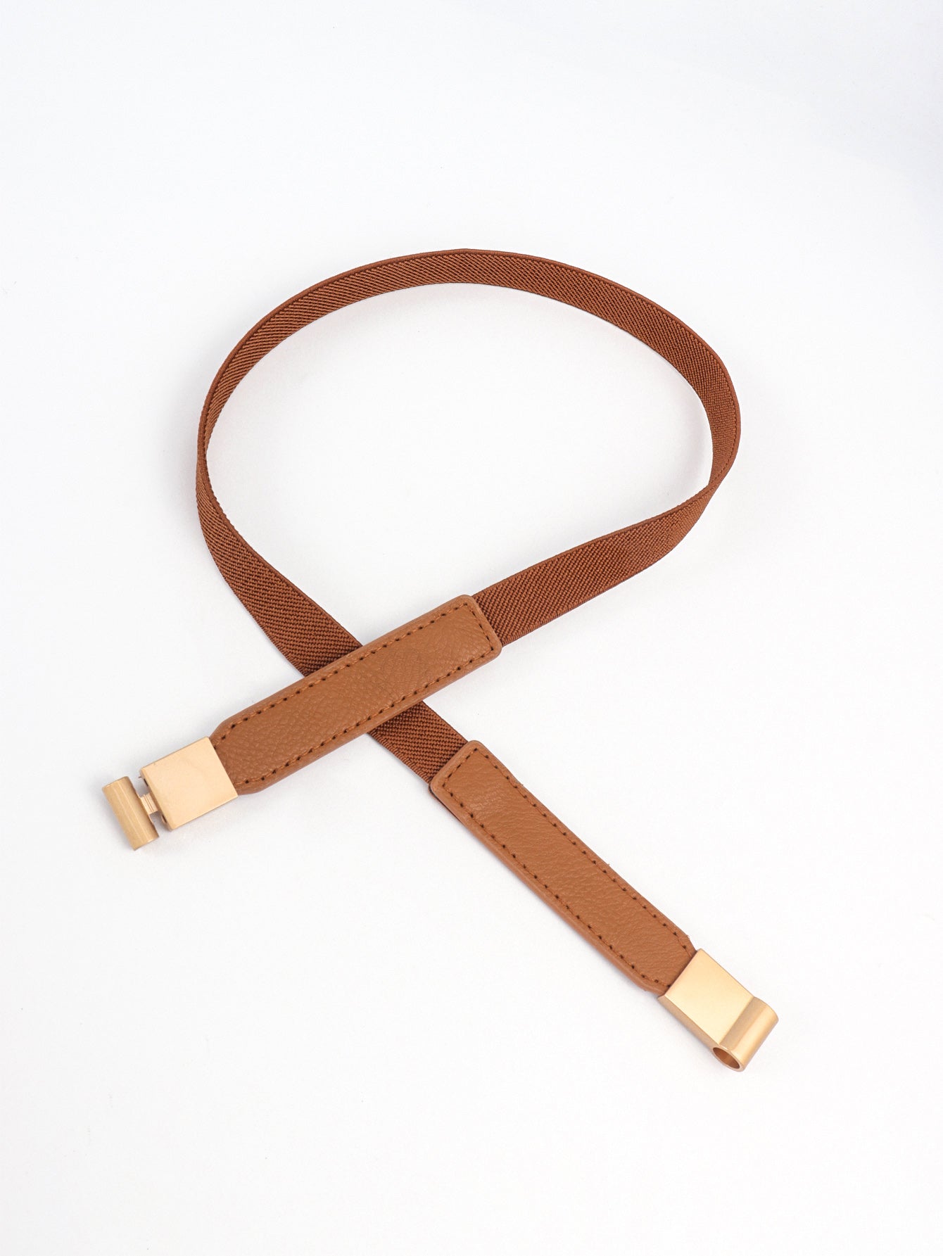 PU Elastic Skinny Belt Trendsi