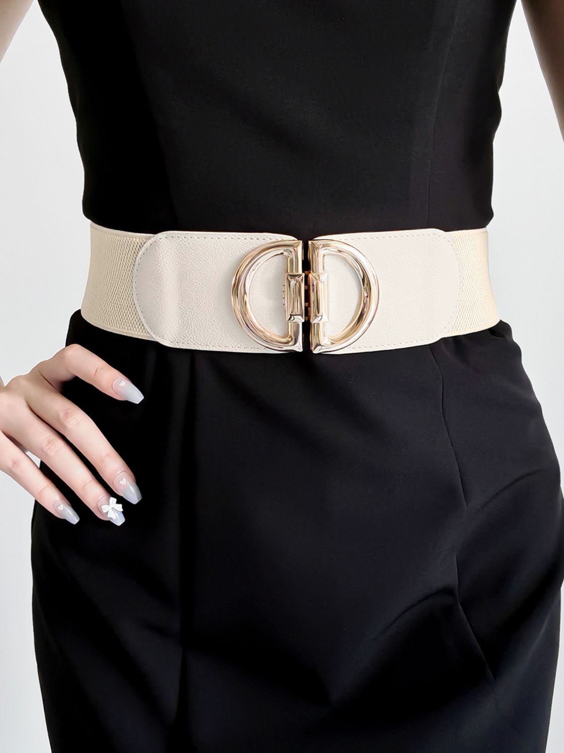 D Buckle Elastic Belt Trendsi