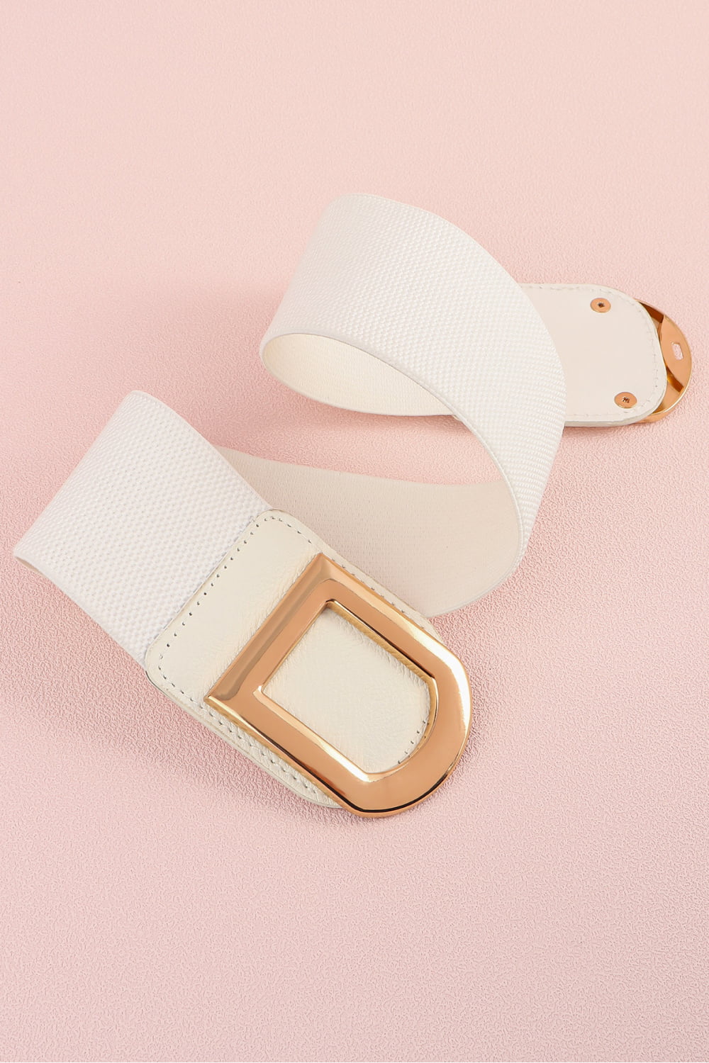 Double D Buckle PU Belt Trendsi