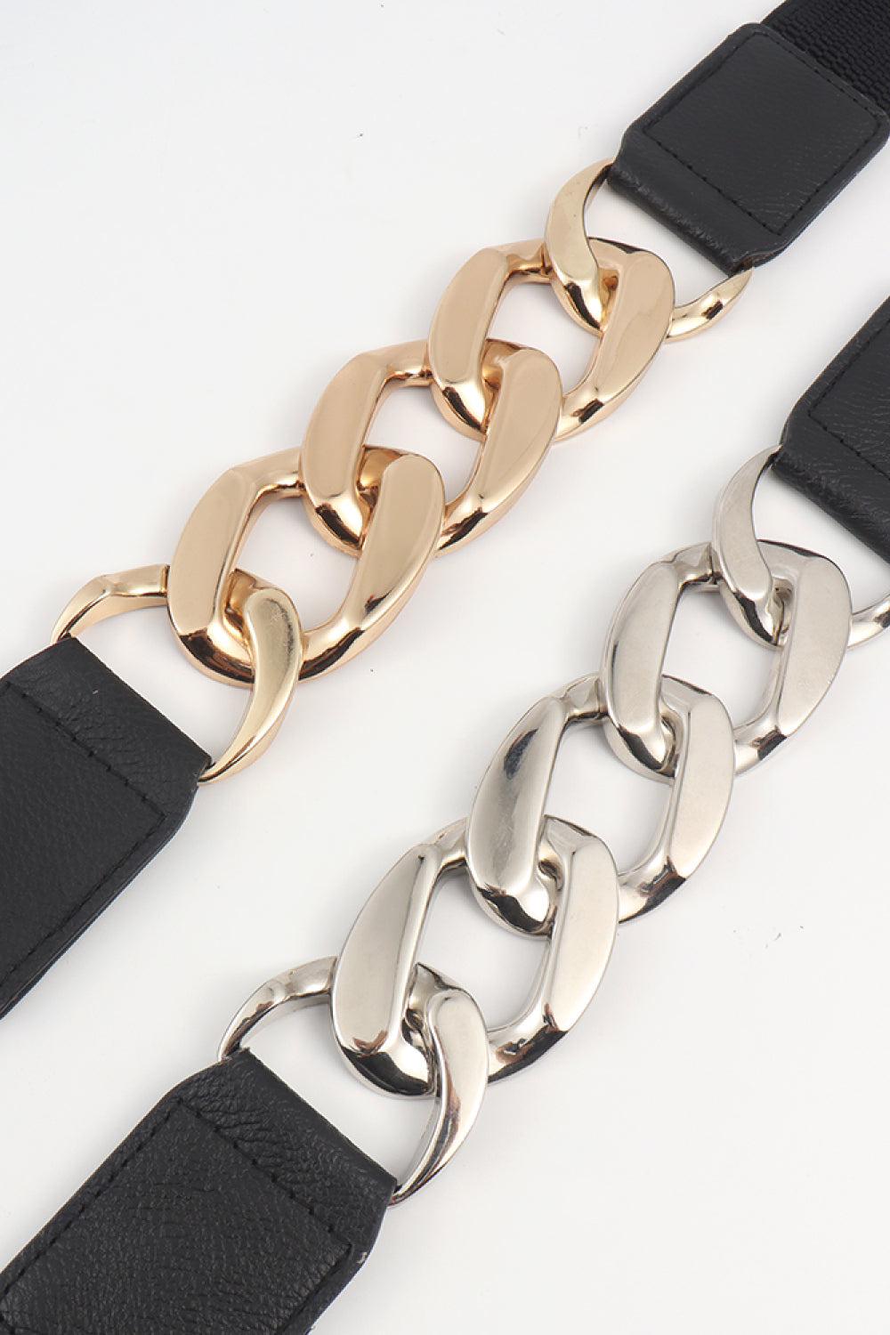 Chain Detail Elastic Belt Trendsi