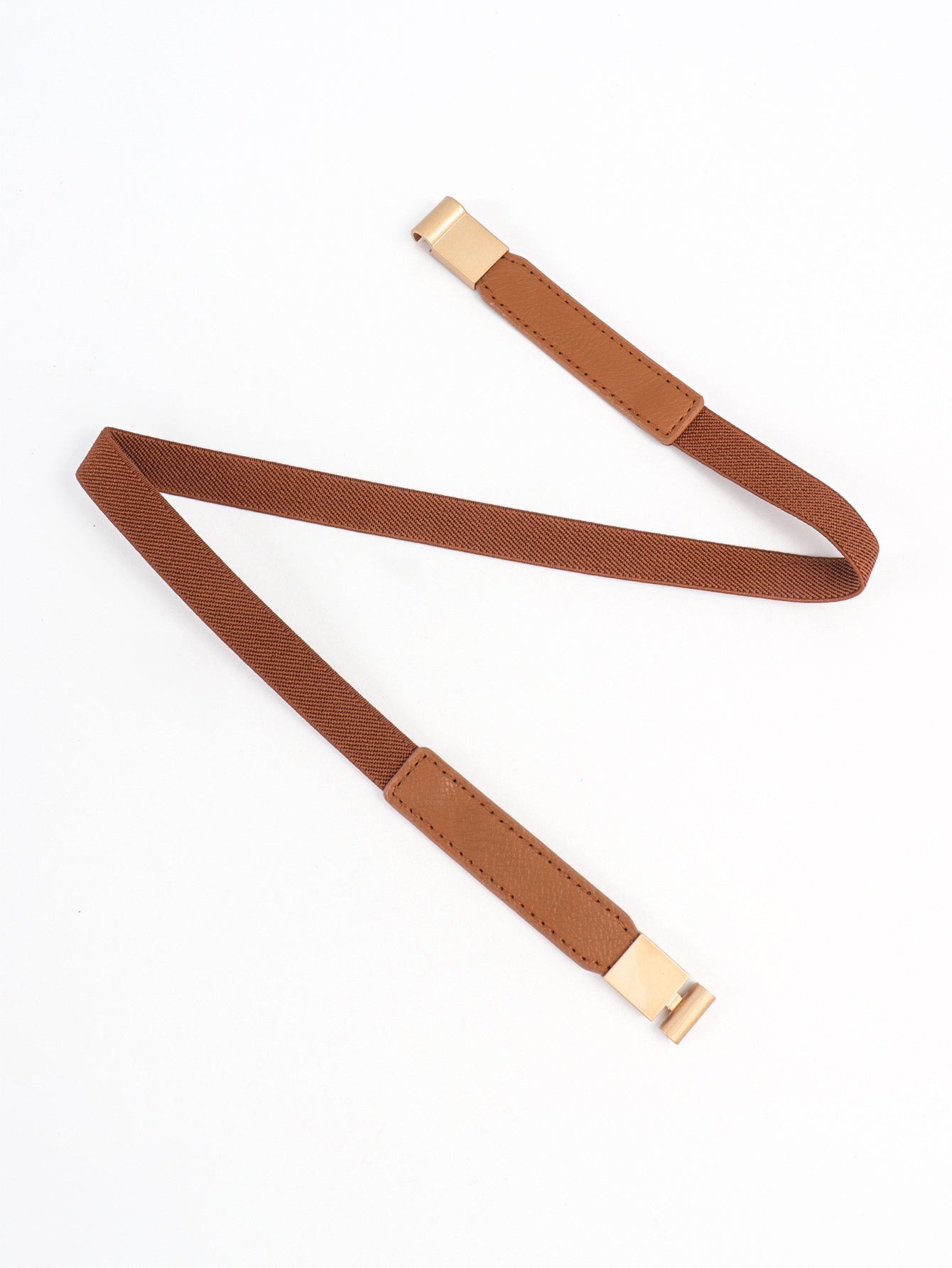 PU Elastic Skinny Belt Trendsi