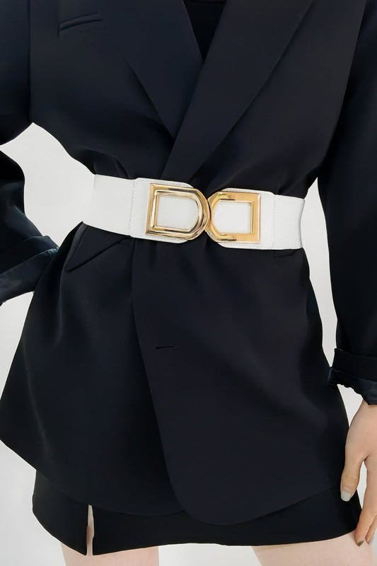 Double D Buckle PU Belt Trendsi