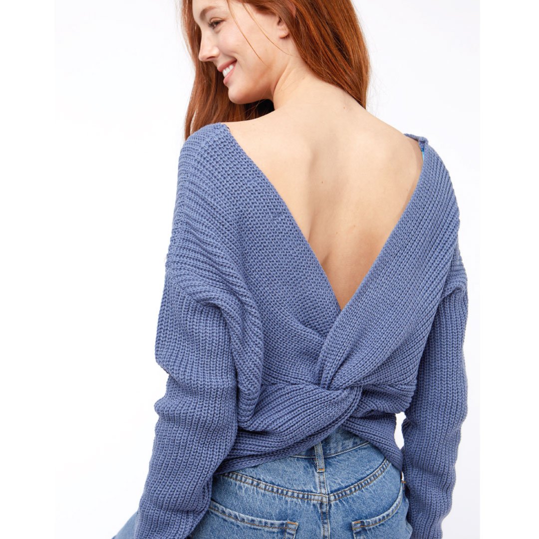 Twisted Back Sweater ClaudiaG