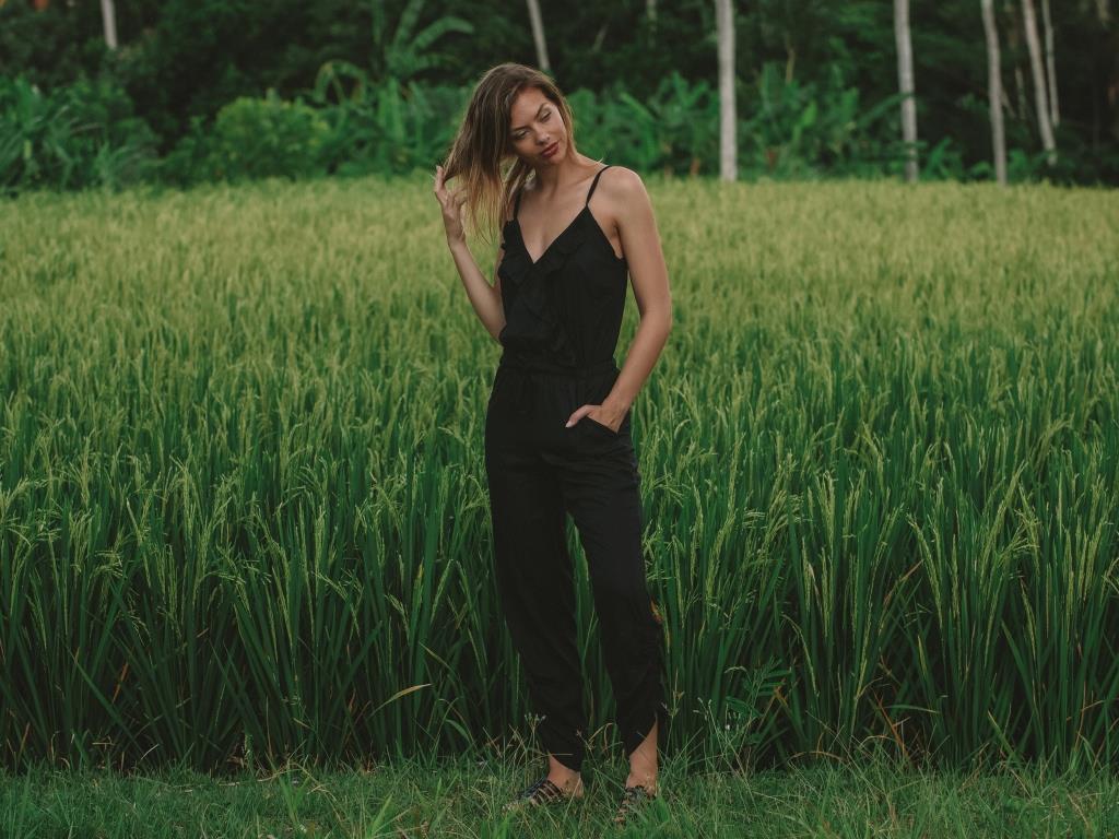 Chloe Jumpsuit | Black Poème Clothing