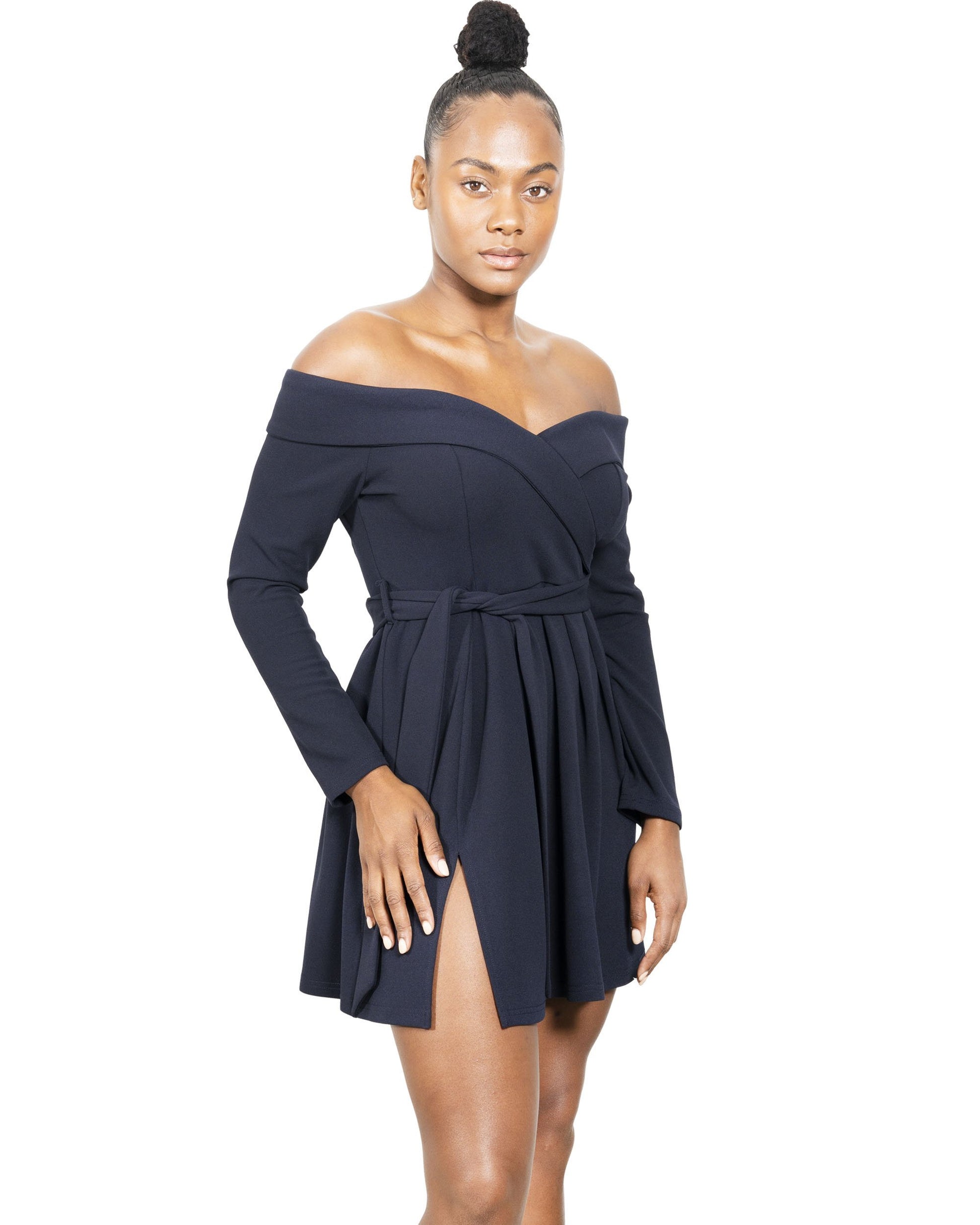 Royalton Off-Shoulder Long Sleeve Mini Dress Savoy Active