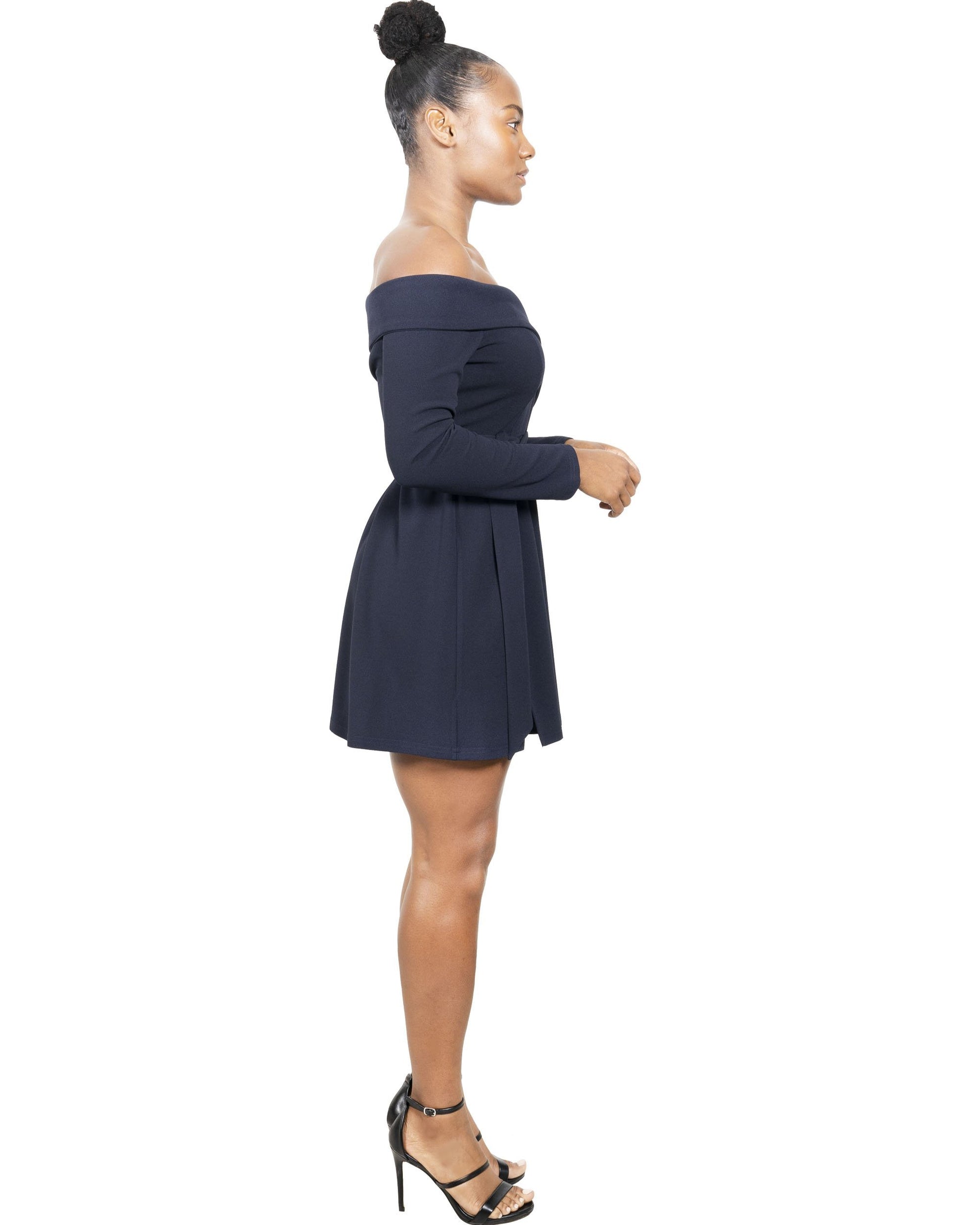 Royalton Off-Shoulder Long Sleeve Mini Dress Savoy Active