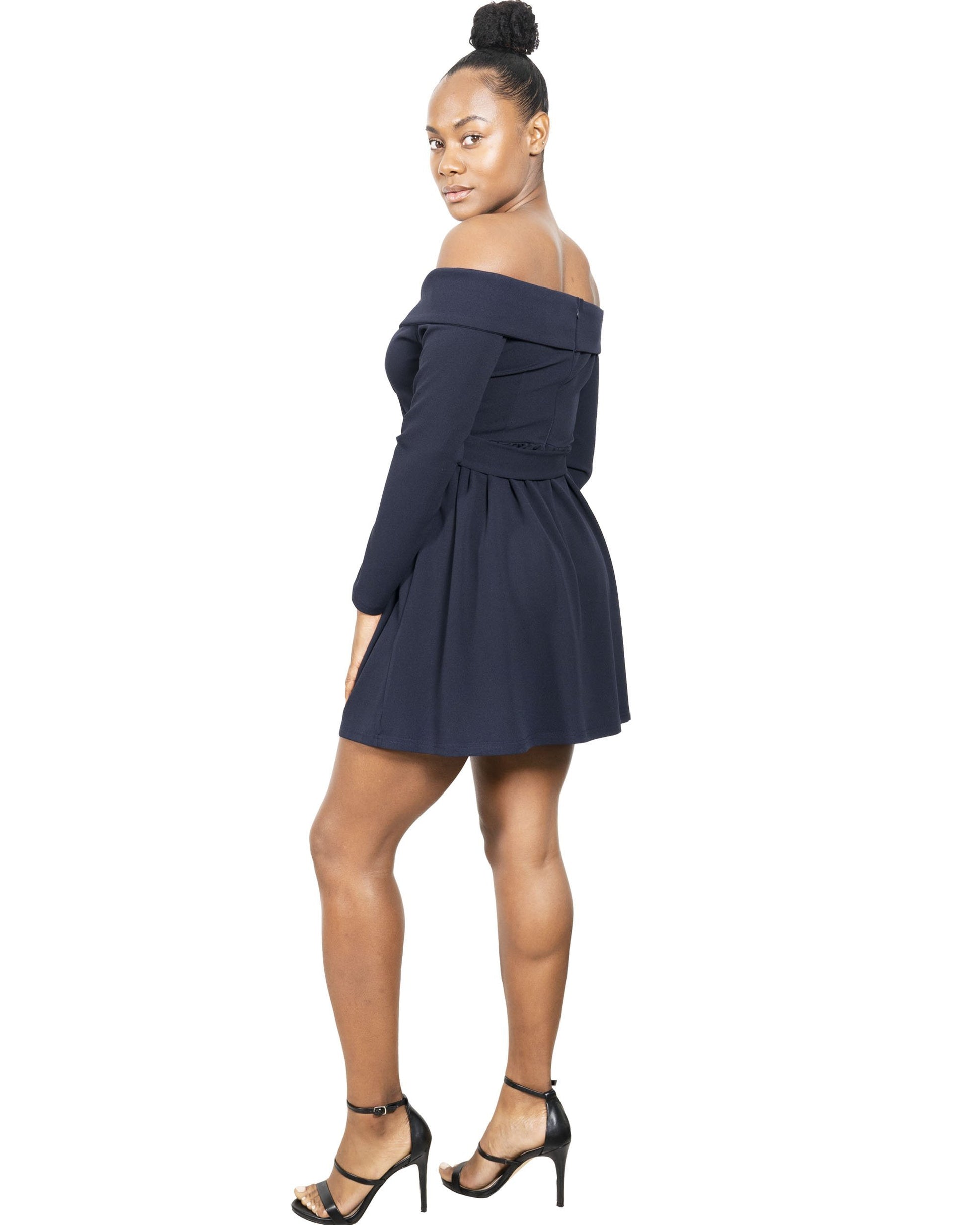 Royalton Off-Shoulder Long Sleeve Mini Dress Savoy Active